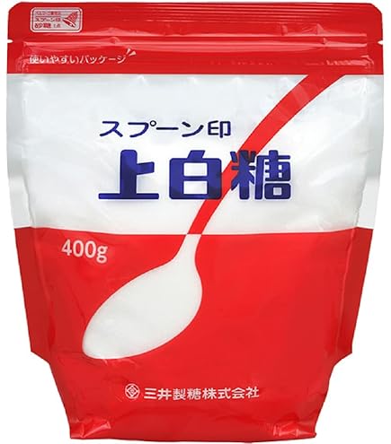 Amazon.co.jp: スプーン印 上白糖 チャック付き400g (1袋) : 食品